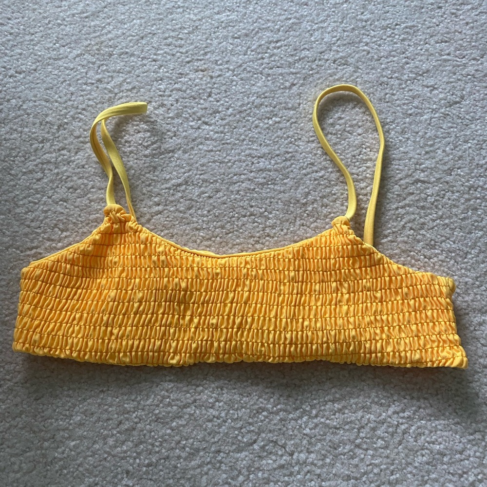 Ruched bikini top